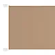 Markiza pionowa, kolor taupe, 60x800 cm, tkanina Oxford