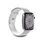 PURO ICON - ELASTYCZNY PASEK DO APPLE WATCH 42/44/45/49 MM (S/M & M/L) (WHITE)