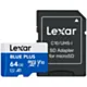 Lexar Karta pamięci microSD 64GB C10 A1 U3 V10 100MB/s Blue Plus
