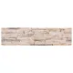 Panele ścienne 3D, 14 szt., biało-czerwone, 100x25 cm, EPS