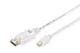 Digitus Kabel połączeniowy Displayport 4K 60Hz UHD Typ miniDP/DP M/M biały 2m