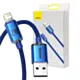 Kabel USB do Lightning Baseus Crystal Shine, 2.4A, 1.2m (niebieski)