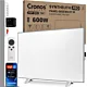 Promiennik podczerwieni IR panel grzewczy Cronos Synthelith PRO CRP-600TWP Grey