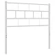 Metalowe wezgłowie, białe, 75 cm