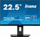 IIYAMA Monitor 22.5 cala XUB2395WSU-B5 IPS, PIVOT, 1920x1200, DP, HDMI, VGA, 16:10, 2xUSB, 2x2W, Freesync, HAS(150mm)
