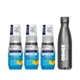 OSHEE DROP IN 3x Hydrokoncentrat Witaminy i Magnez + Bidon SILVER 500 ml