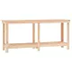 Emaga Stół roboczy, 180x50x80 cm, lite drewno sosnowe