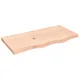 Półka, 80x40x(2-4) cm, surowe lite drewno dębowe