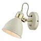 Kinkiet Frederick Single Wall Spotlight Cream Antique Brass