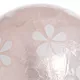 Emaga Kulki CAPIZ Dekoracja Różowy 10 x 10 x 10 cm (8 Sztuk)