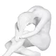 Emaga Figurka Dekoracyjna Biały 28,5 x 17,5 x 18 cm