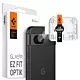 Spigen Optik.TR EZ Fit Camera Lens Protector 2-Pack - Szkło ochronne na obiektyw do Google Pixel 8A (2 szt) (Czarny)