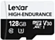 Lexar Karta microSD High Endurance 128GB C10 A1 U1 V30 100/45MB/s