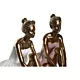 Emaga Figurka Dekoracyjna DKD Home Decor 12 x 9,5 x 15,5 cm Różowy Biały Baletnica (2 Sztuk)