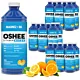 18x OSHEE Vitamin Water magnez + B6  cytryna - pomarańcza 1100 ml