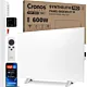 Promiennik podczerwieni IR panel grzewczy Cronos Synthelith PRO CRP-600TWP White