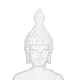 Emaga Figurka Dekoracyjna Biały Budda 24 x 14,2 x 41 cm