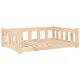 Legowisko dla psa, 95,5x65,5x28 cm, lite drewno sosnowe