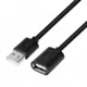 TB Kabel USB AM-AF 1.8 m przedłużacz czarny