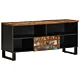 Szafka RTV, 100x33x46 cm, drewno i materiał drewnopochodny