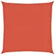 Żagiel przeciwsłoneczny, 160 g/m², terakotowy, 3,6x3,6 m, HDPE