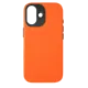 YAXO Etui na telefon Leather Gear Slim Case MagSafe iPhone 17 Magma Orange
