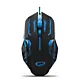 NIEBIESKA MYSZ GAMINGOWA DLA GRACZY 2400 DPI LED