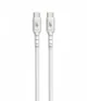 TB Kabel USB C - USB C 1 m. silikonowy biały