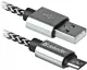 KABEL DEFENDER USB AM-MICRO BM 1.0m 2.1A BIAŁY