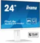 IIYAMA Monitor 24 cale XUB2497HSU-W2 IPS, HDMI, DP, 2x2W, 2xUSB, Pivot, HAS(150mm) /5y/