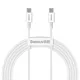 Kabel USB-C do USB-C Baseus Superior Series, 100W, 2m (biały)