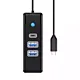 Adapter Hub USB-C do 2x USB 3.0 + USB-C Orico, 5 Gbps, 0.15m (czarny)