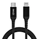 Kabel USB-C do Lightning INVZI, MFi, 2m (czarny)