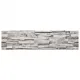 Panele ścienne 3D, 14 szt., jasnoszare, 100x25 cm, EPS