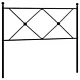 Metalowe wezgłowie, czarne, 100 cm