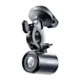 Uchwyt rowerowy Baseus PrimeTrip 2 w 1, uchwyt na telefon + latarka (czarny)