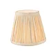 Noelle Taupe Silk Pleated Shade 14cm