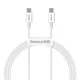 Kabel USB-C do USB-C Baseus Superior Series, 100W, 1m (biały)