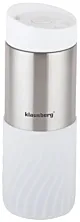 KUBEK TERMICZNY 400ML STAL NIERDZEWNA 18/8 KLAUSBERG BIAŁY KB-7635
