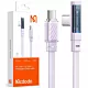 MCDODO KABEL USB-C KĄTOWY SZYBKIE ŁADOWANIE USB TYP C 3A 65W FIOLETOWY 1M