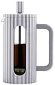 ZAPARZACZ DO HERBATY KAWY SZKLANY FRENCH PRESS 350 ML SZARY KLAUSBERG KB-7742
