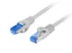 Lanberg Patchcord kat.6a S/FTP CCA 5m Szary