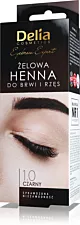 DELIA Henna żelowa do brwi i rzęs, 15ml CZARNA 1.0