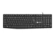 Natec Klawiatura Nautilus US slim 1.8m Czarna
