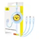 Kabel ładowania 3w1 Baseus USB do USB-C, USB-M, Lightning 3,5A, 1,1m (niebieski)