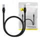 Kabel sieciowy Baseus Ethernet CAT5, 0,5m (czarny)