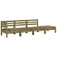 Ogrodowa sofa 4-osobowa, impregnowane drewno sosnowe