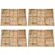  Płytki tarasowe, 24 szt., 50 x 50 cm, drewno, brązowe