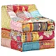 Puf modułowy, patchwork, tkanina