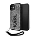 Karl Lagerfeld Sequins Cord - Etui ze smyczką iPhone 11 (Srebrny)